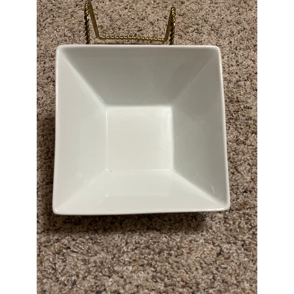 The Cellar WhiteWare Coupe Cereal Bowl Square Porcelain - Picture 1 of 4